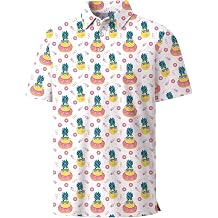 Boys Hawaiian Golf Polo Quick Dry Short Sleeve School Top