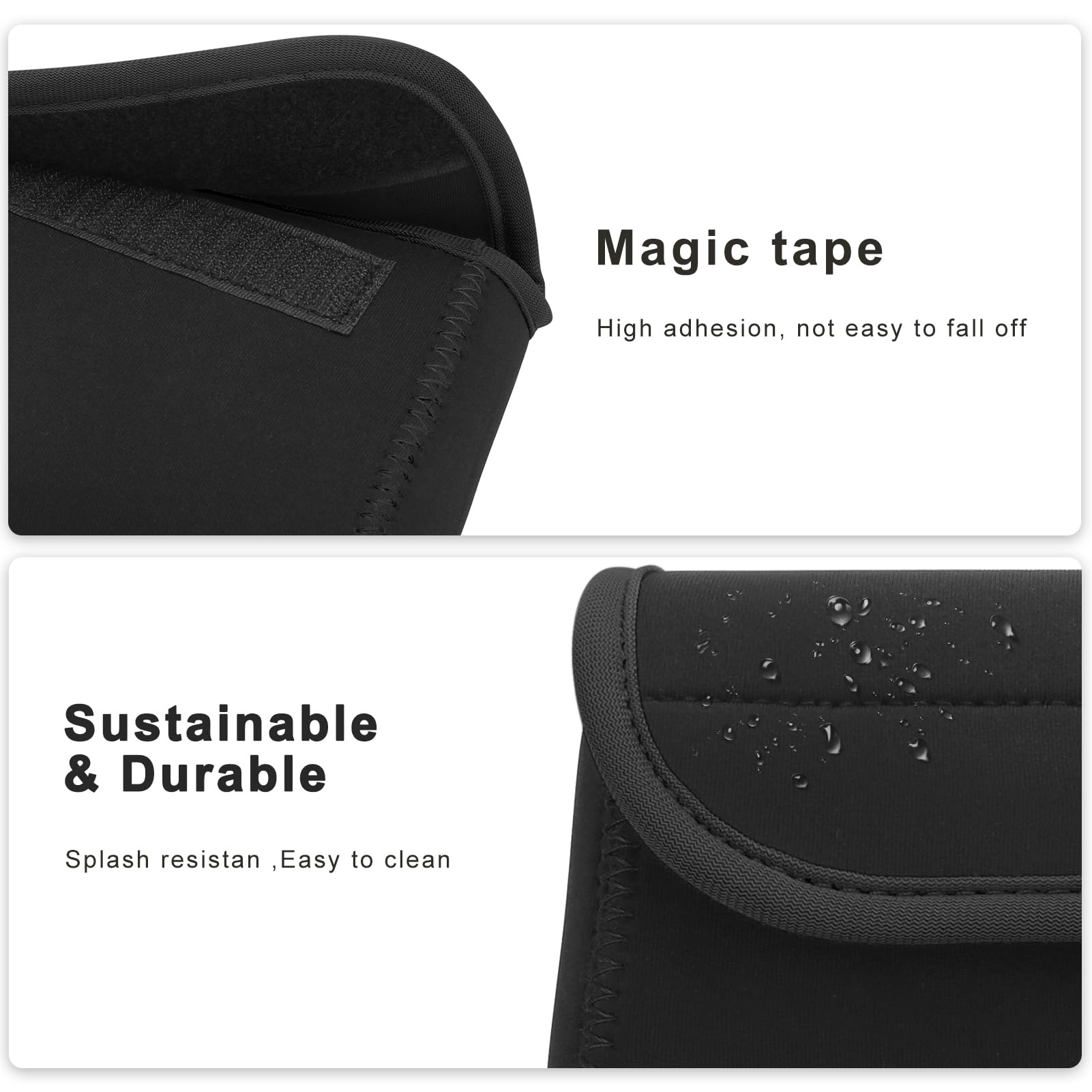 Piccola custodia tecnologica in neoprene, borsa organizer per cavi da viaggio, accessori elettronici, borse per il trasporto di alimentatori MacBook, power bank, mouse wireless, caricabatterie