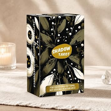 Shadow Tarot Deck, 78 Tarot Cards for Self Reflection, Inner Work