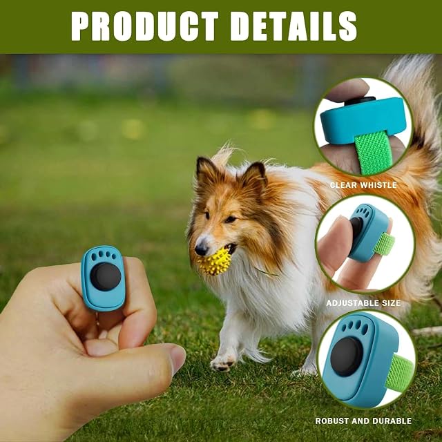 Foto 3 de 7 de KNUIUYY 3 Clicker para Adiestramiento Perro, Clicker para Perros botón Grande