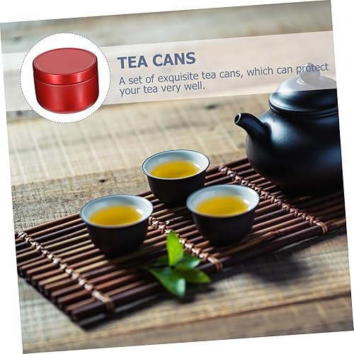 Miniatura 6 de Recipientes herméticos de vidrio de té, tarro de almacenamiento de vidrio, contenedor hermético para café, tarro de almacenamiento de té antiguo,