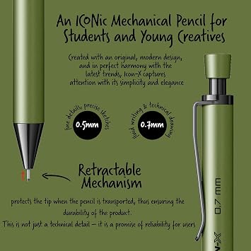 Scrikss Office Icon-X Metal Versatile 0.7 Mm Green