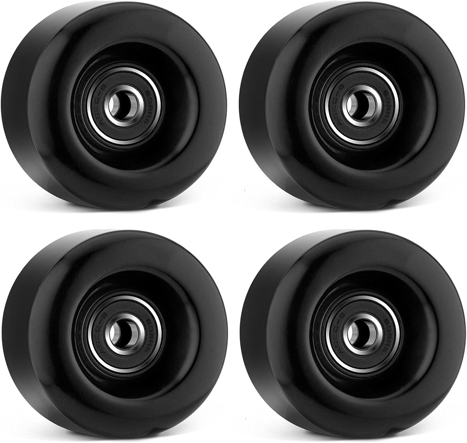 Amazon.co.jp SPORTYOUTH ローラースケートホイール 4個パック ベアリング搭載 58mm x 32mm 82A