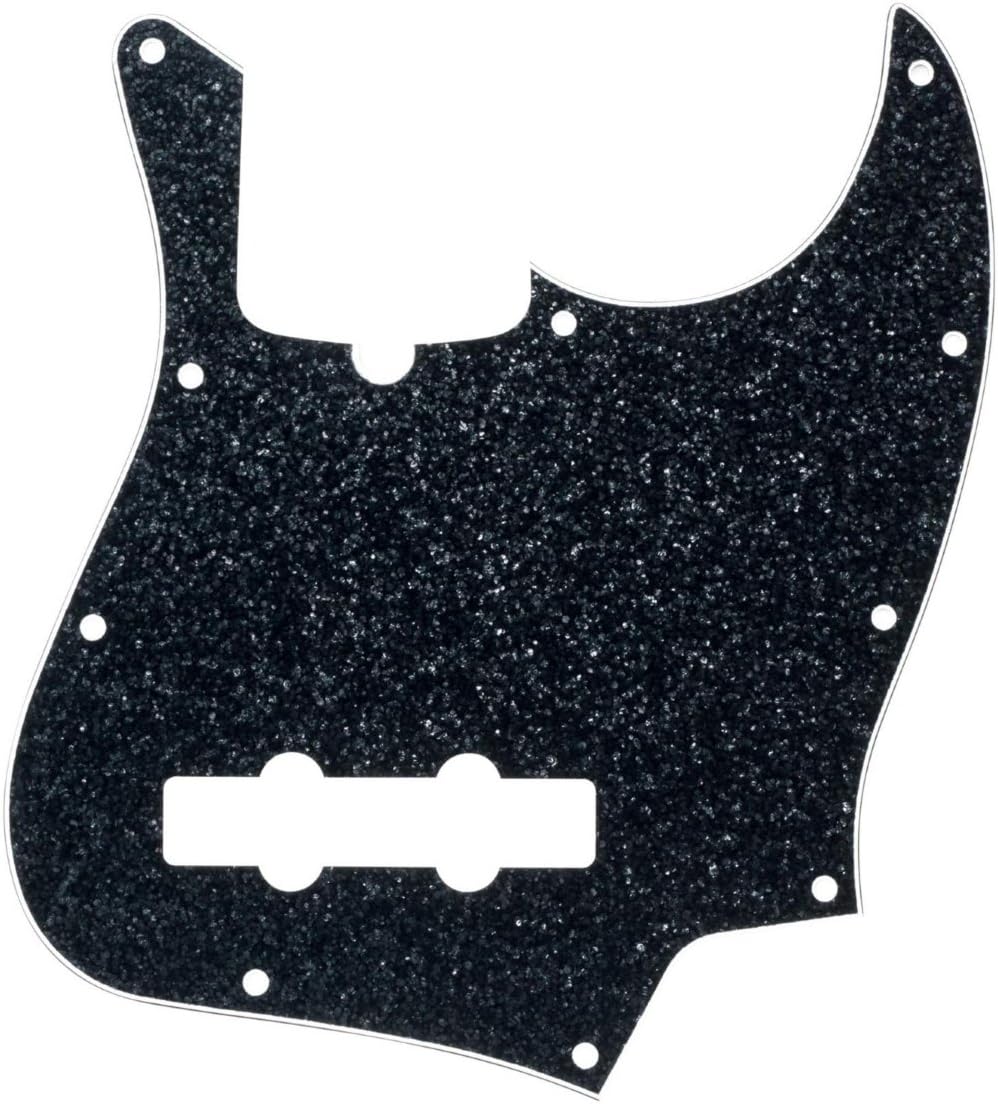 D’Andrea Jazz Bass Pickguards for Electric Guitar, Black Sparkle