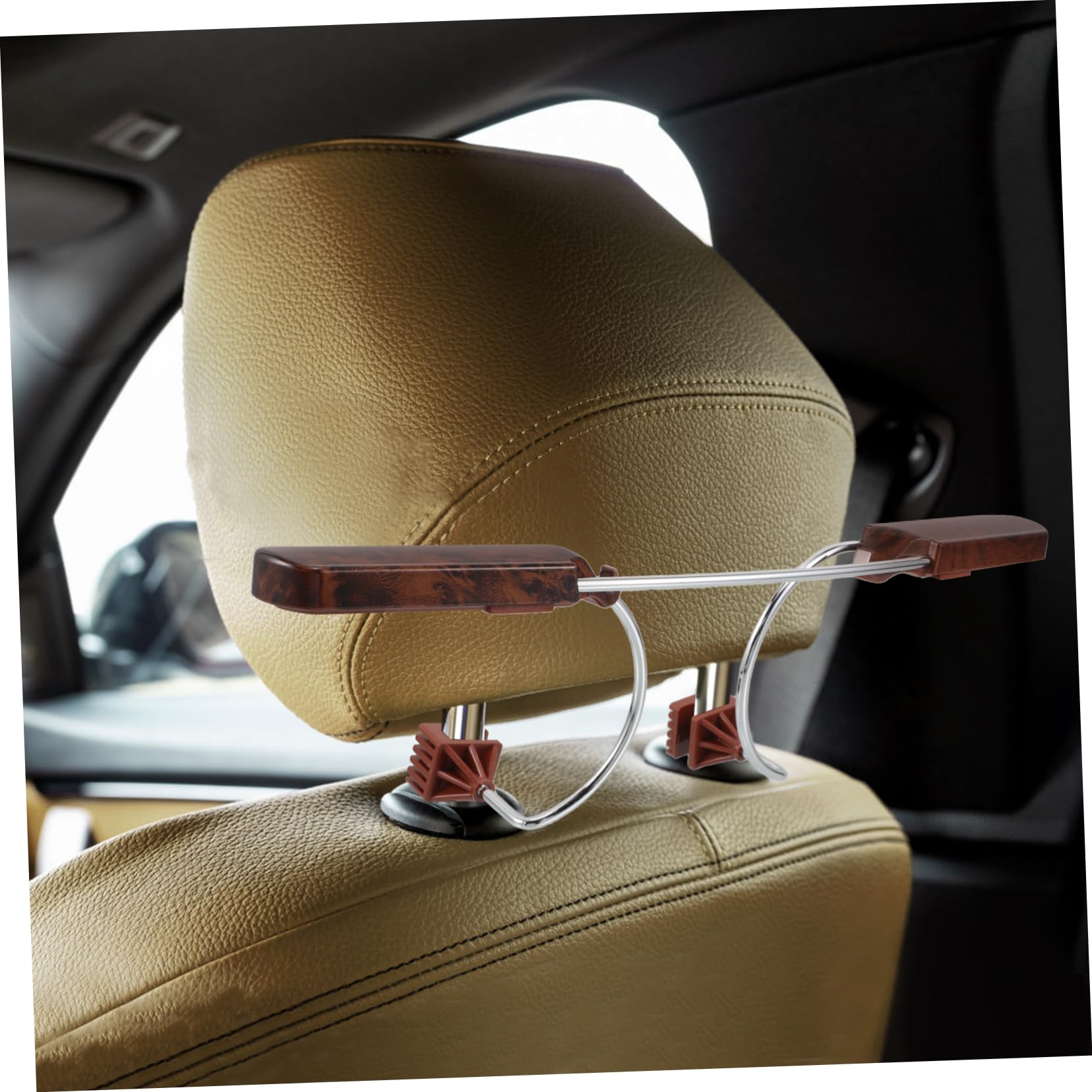Vaguelly Appendiabiti Per Auto in e Acciaio Gruccia Per Sedile Posteriore Appendiabiti Per Giacche e Camicie Installazione Rapida e Semplice Design Leggero e Portatile