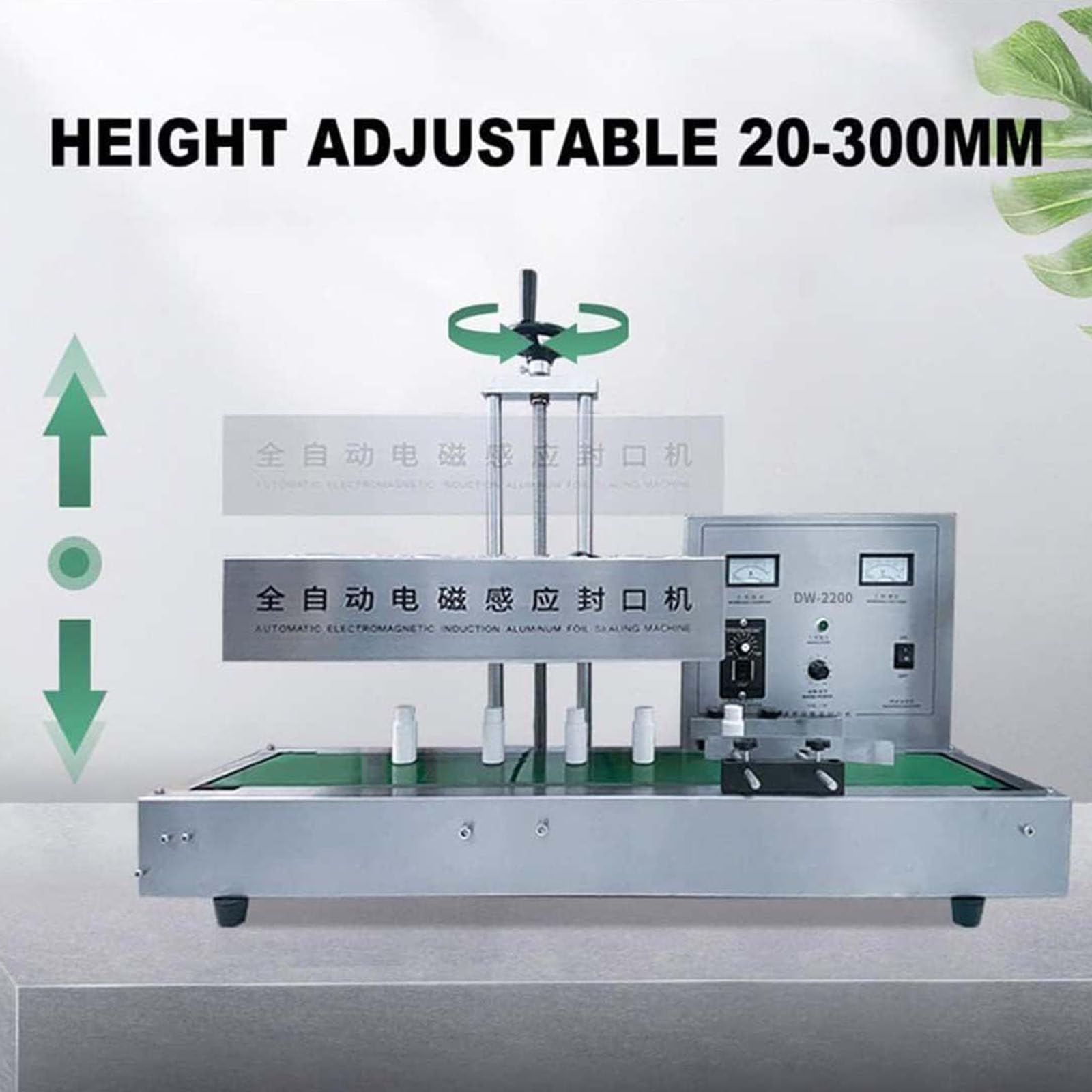 Máquina selladora automática por inducción, selladora portátil de Papel de Aluminio por inducción electromagnética, Ajustable para Tapas de Botellas de plástico (20)