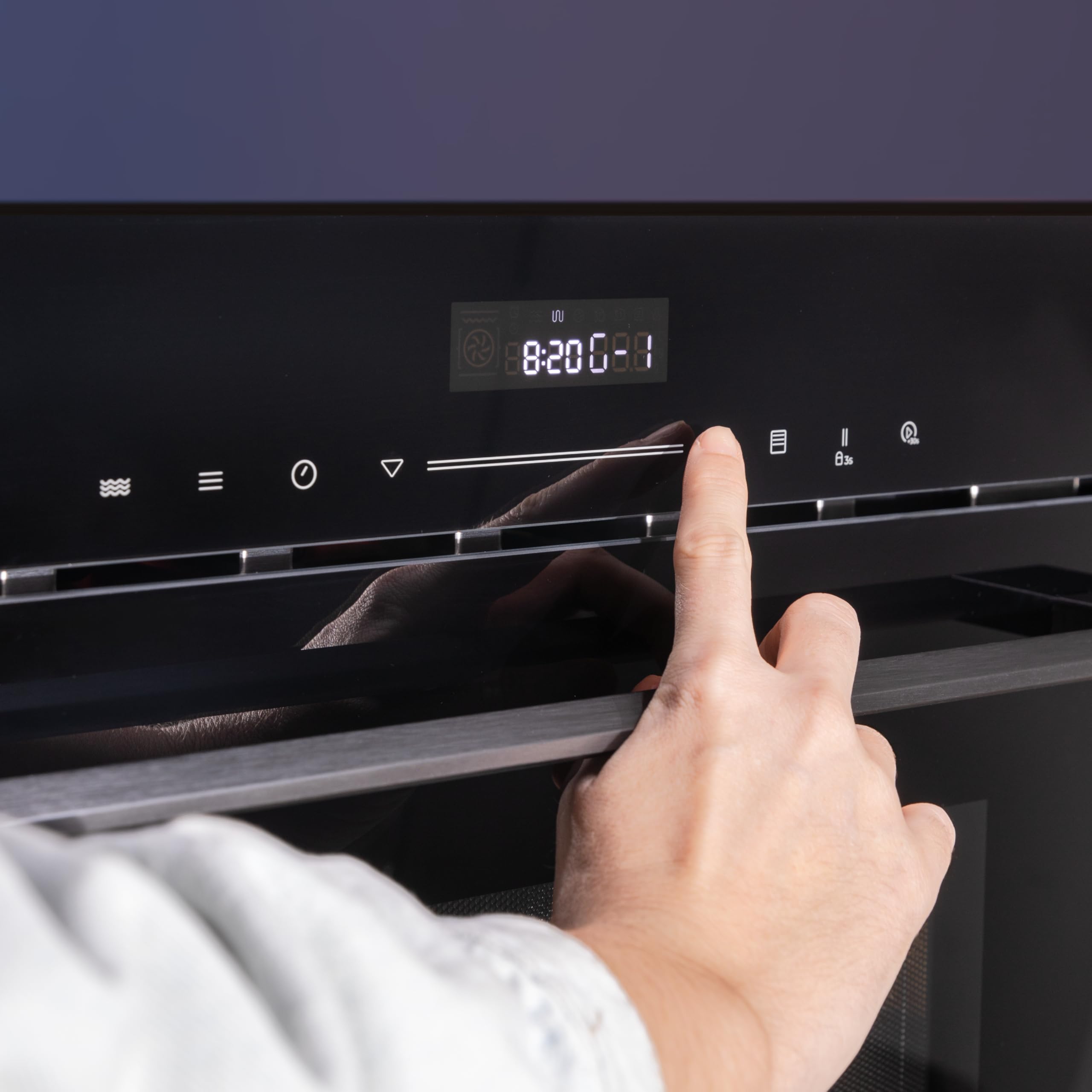 Cecotec Forno a microonde Integrabile 60 x 50 cm Bolero Hexa MWO703800 Line. 2300 W (max), 34 L, funzione microonde, convenzione, modalità griglia, defrost, menu automatico, velocità di cottura, timer
