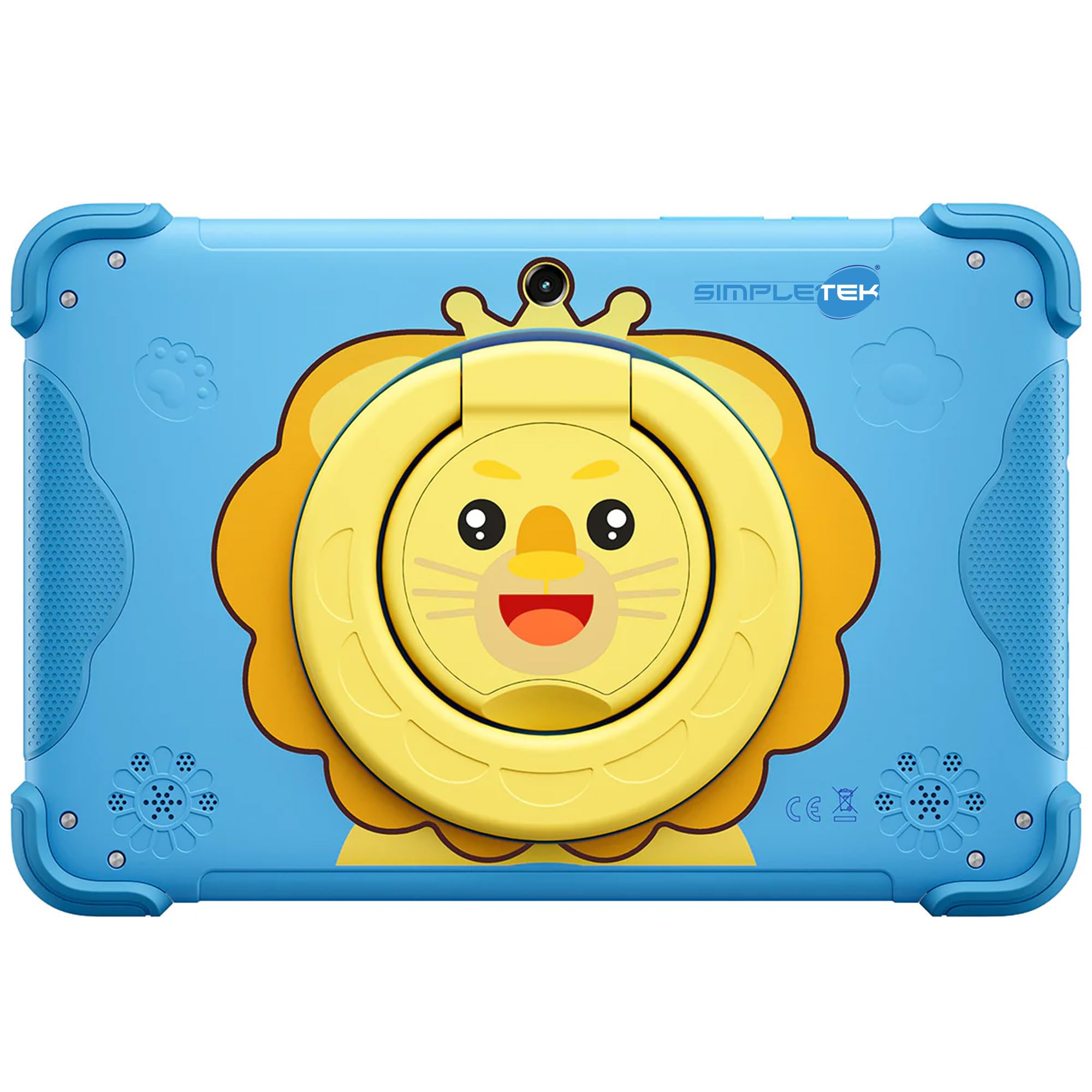 SIMPLETEK - Tablet per Bambini 8,68" - 64GB ROM - Fino a 16GB RAM (RAM Boost) - 5000mAh - Android 16 - Parental Control Avanzato - Blu