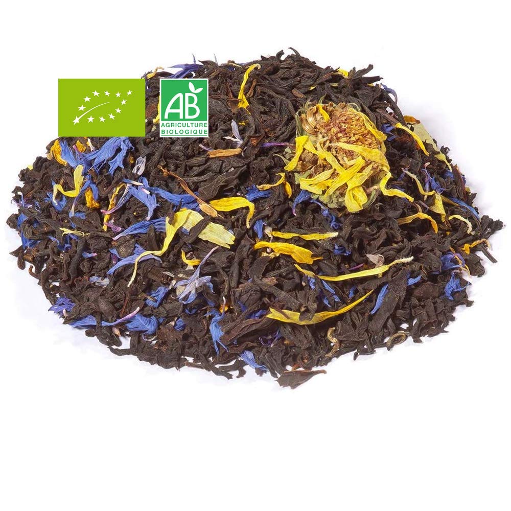 Thé Noir Bio aromatisé Russian Earl Grey - 1 kg (400 tasses) - Thé en vrac 100% Agriculture Biologique - Thés Direct