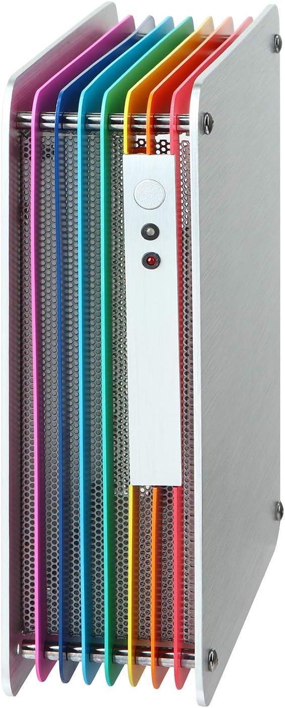 Exсluѕіvе Dіѕсоunt 60% Prісе Goodisory Rainbow C01 Slim Mini-ITX Aluminum Desktop Case (Colorful)