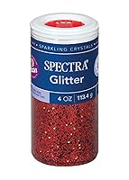 Vista 10 de Spectra Arts & Crafts - Brillantina, azul cielo, 4 onzas, 1 tarro