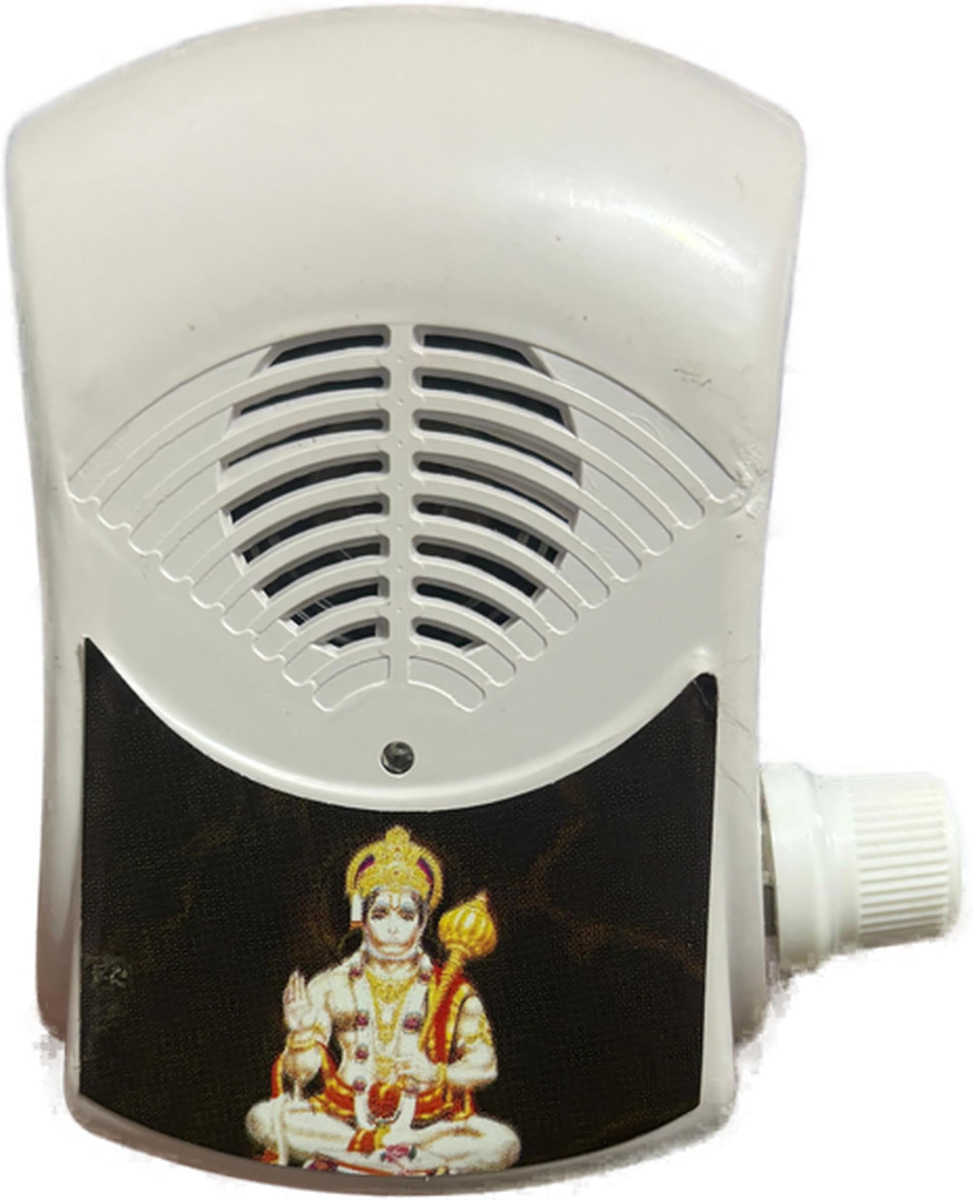 Electric Hanuman Chalisa & Gayatri Mantra Continuous Spiritual Chanting Mantra Pooja Box 2 in 1 Spiritual Devotional Bell Just Plug & Play