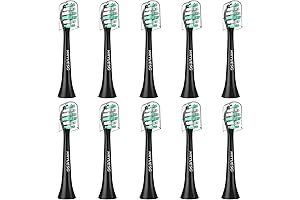 MRYUESG Sonicare Black Replacement Heads Compatible with Philips