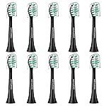 MRYUESG Replacement Heads Compatible with Philips Sonicare 10 Pack, Electric Tooth-Brush Head for Phillips, Black
