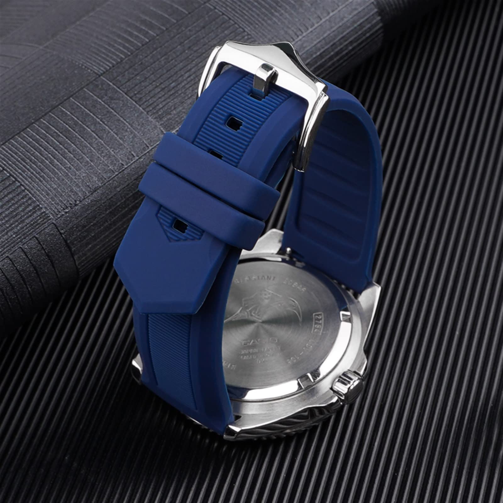 SERDAS Cinturino per orologio in silicone 16mm 18mm 19 20mm 21 22mm universale a sgancio rapido in gomma Sport Diving braccialetto cinturino accessori per cinturino