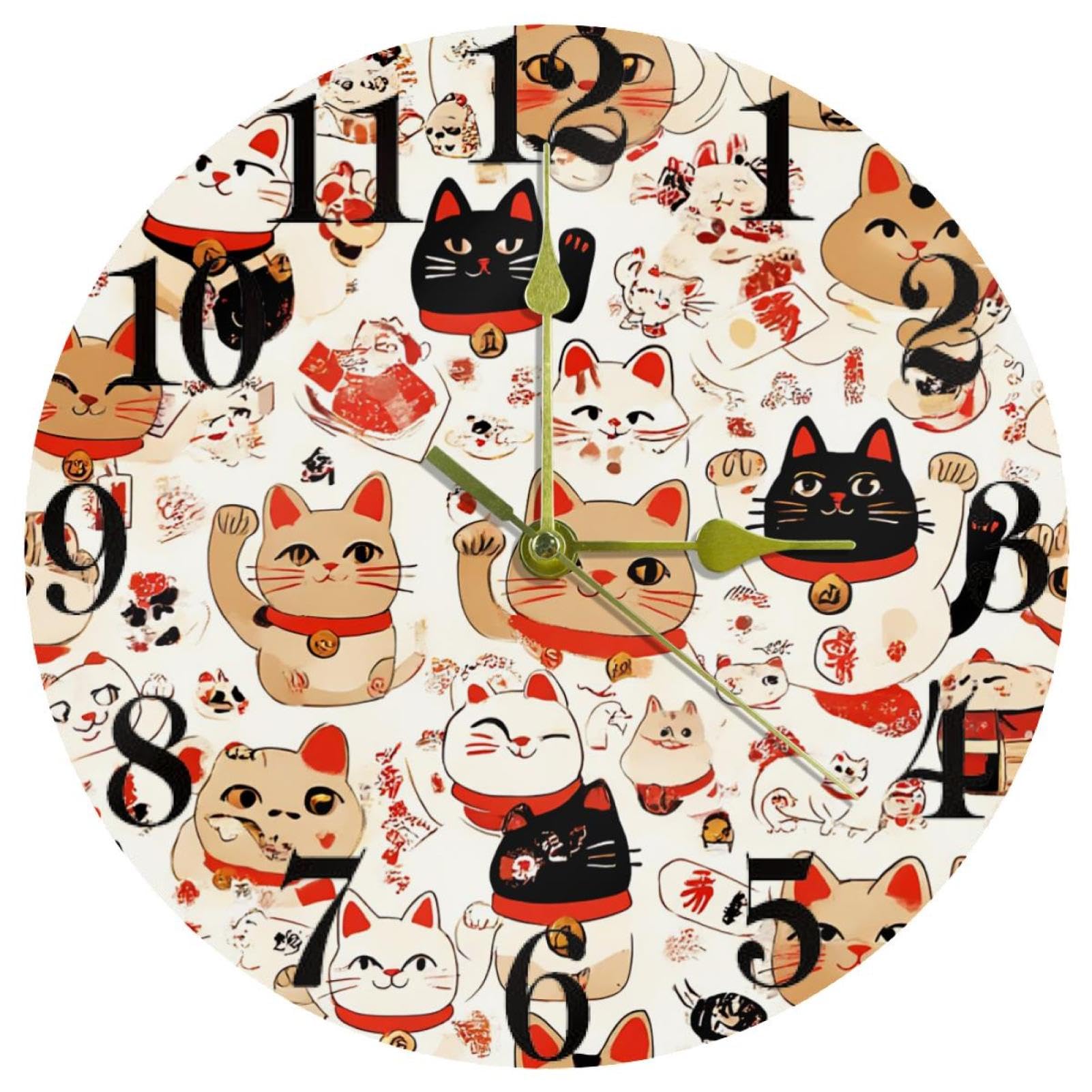 Horloge murale japonaise à quartz précise pour ne plus jamais être en retard
