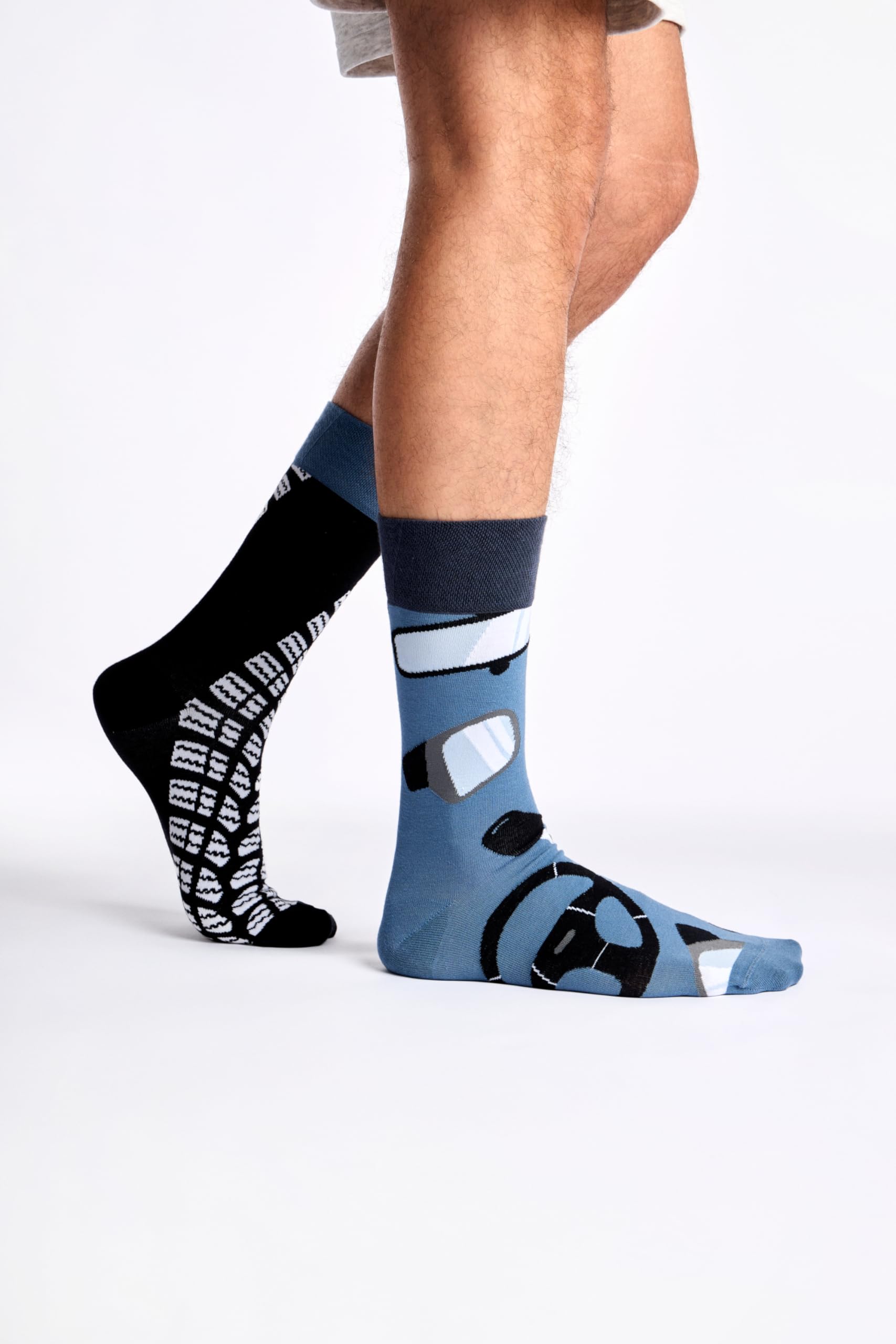 Dedoles Calzini Unisex Donna Uomo & Bambini Calze Cotone con tanti Design divertenti Calcio Bicicletta Piante Cavalli Regalo sinistra destra diversi