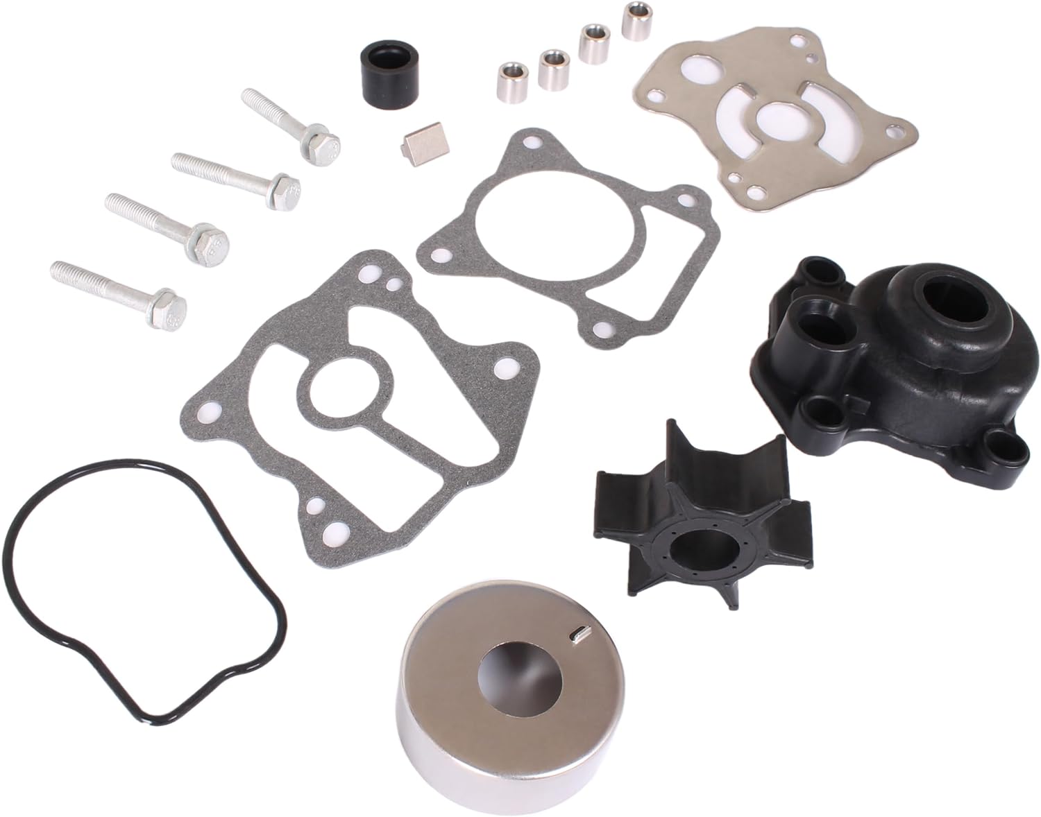 Outboard Engine 06193-ZV5-020 Water Pump Impeller Rebuild Kit with Housing for Honda 35HP 40HP 45HP 50HP BF35A BF40A BF40D BF45A BF50A BF50 Boat Motor 06193-ZV5-010 000 040