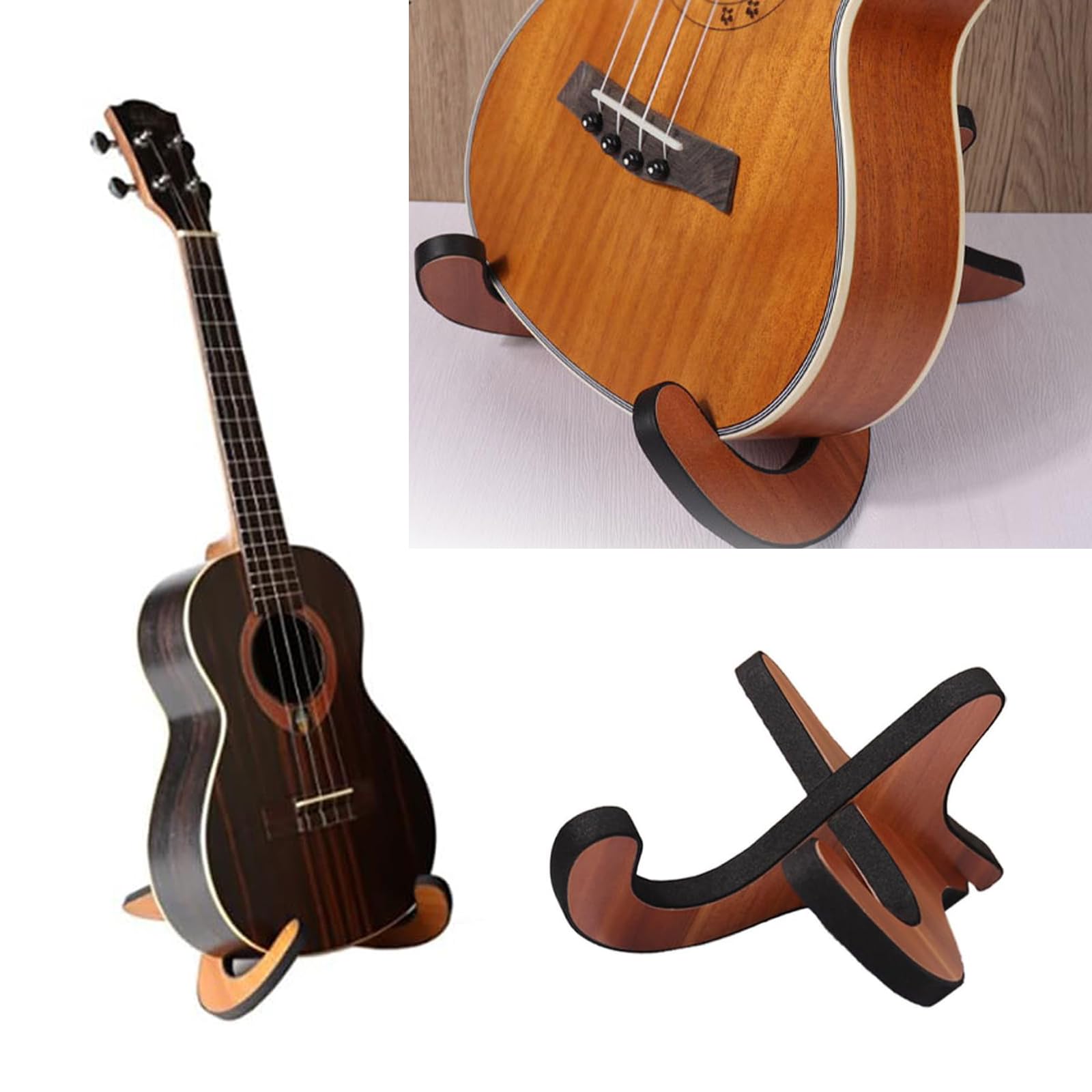 Soporte Para Ukelele, Stand Ukelele, Soporte para Guitarra, Rack Ukelele, Violín Mandolina Ukelele Banjo para Instrumentos Inferiores