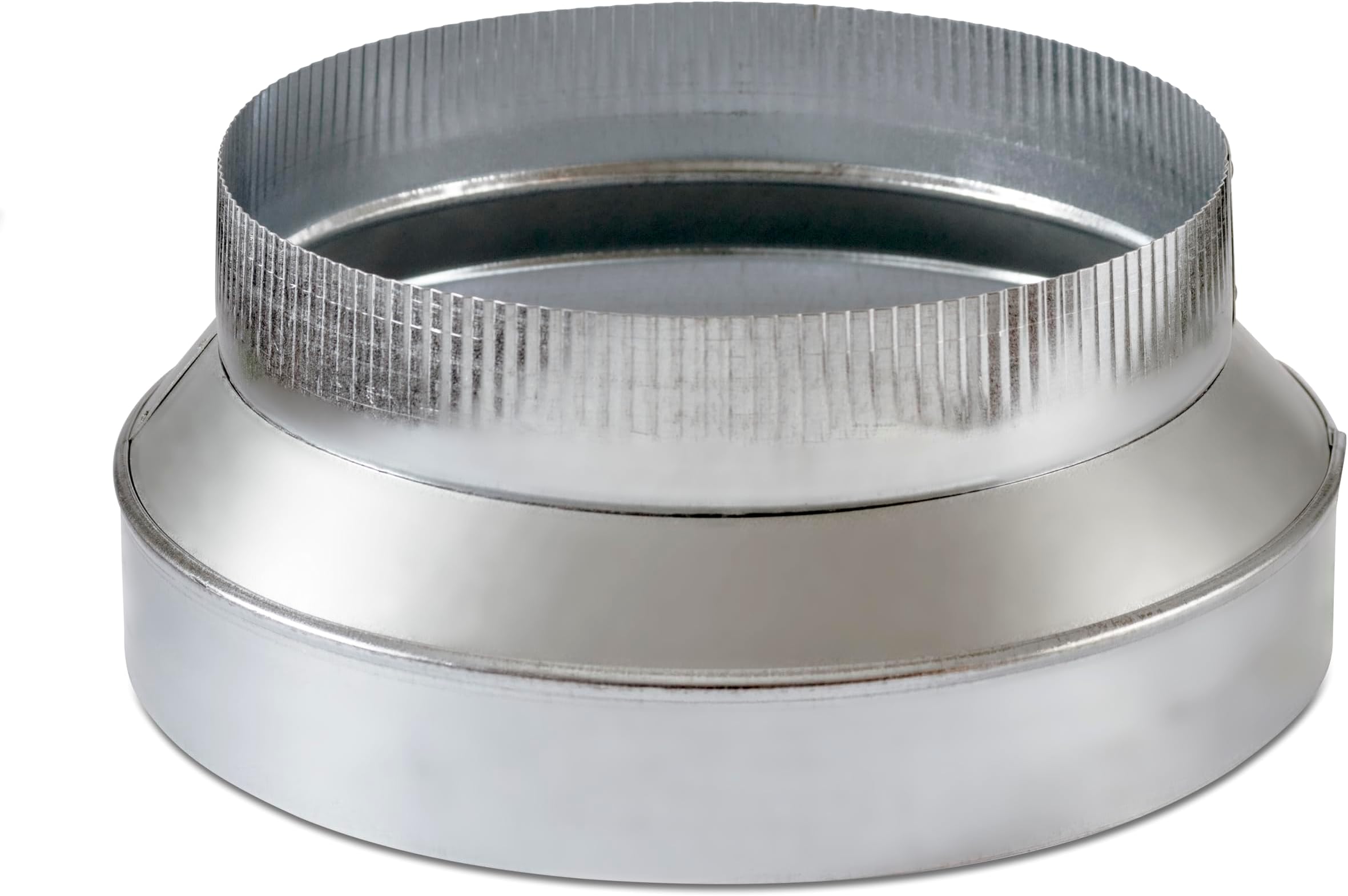 14" X 12" Duct Reducer & Increaser Crimped Single Wall Galvanized Sheet Metal ducting Connector for Airflow, Heating, Cooling, & air Ventilation Systems Fittings