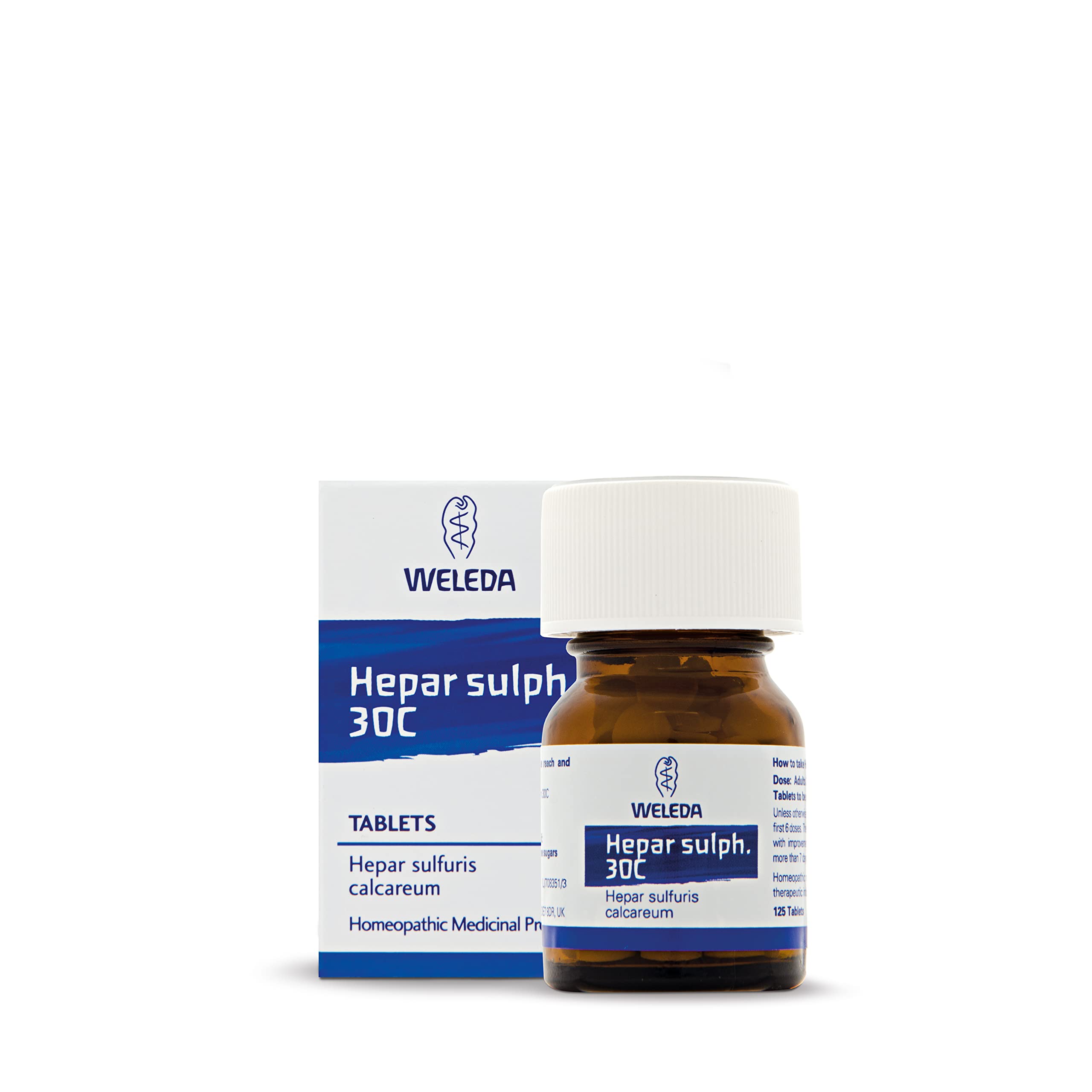 Weleda Hepar Sulphuris 30C - Pack of 125 Tablets