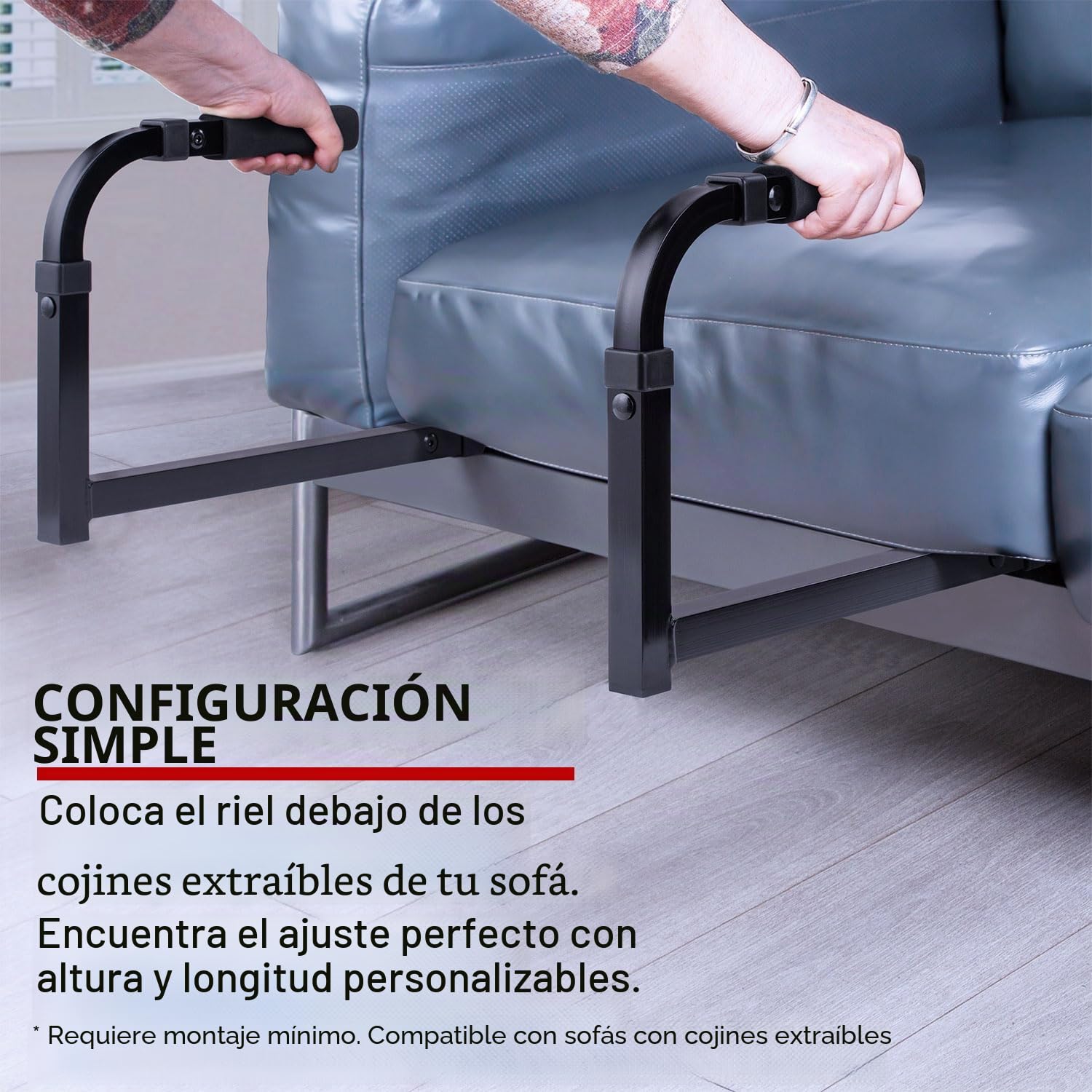 Soporte para silla de brazo, ajustable, resistente para ancianos, ayuda para movilidad para discapacitados, ayuda y equipo para personas mayores