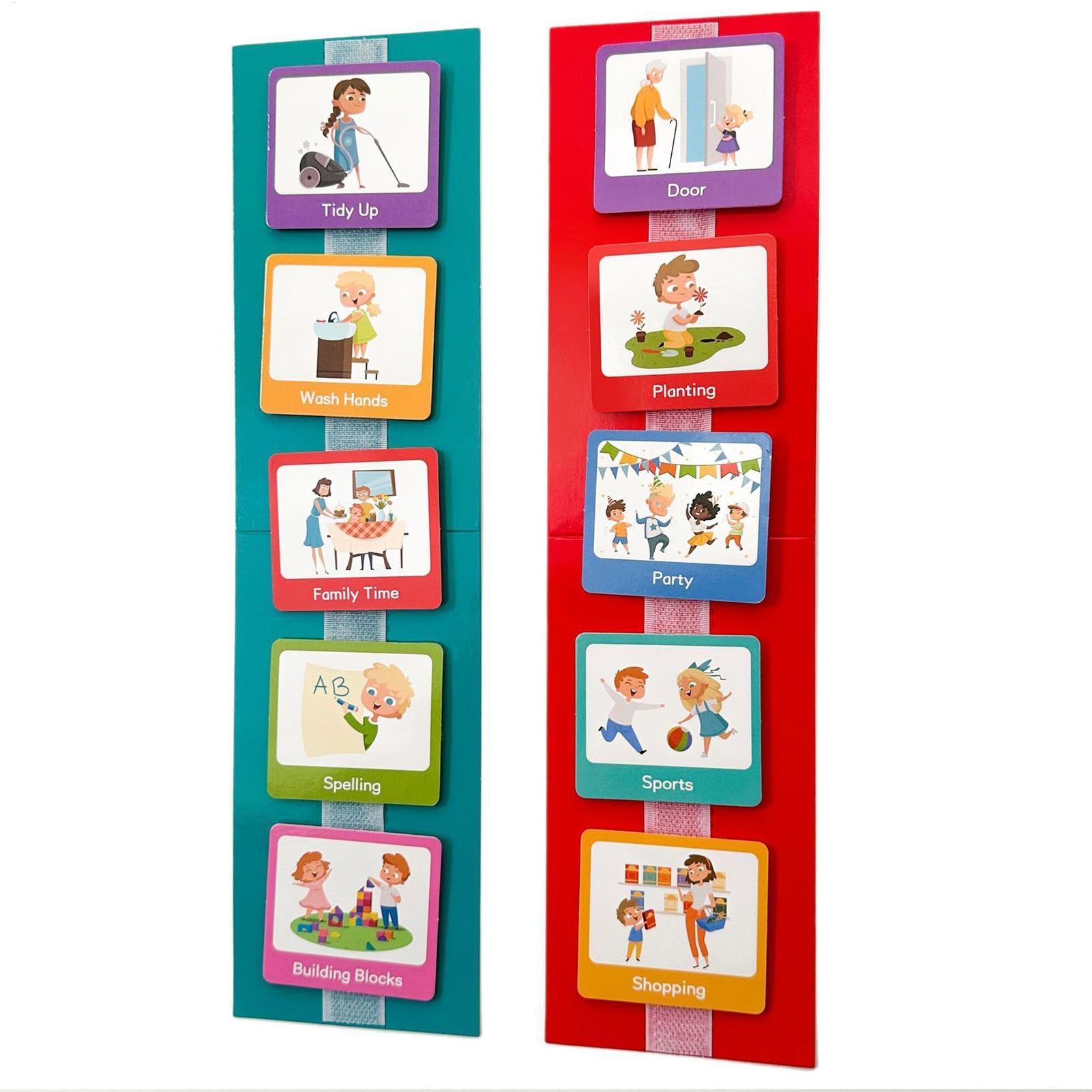 Lavagna visiva di routine - Agenda da sera per bambini, lavagna per il Lavagna visiva di routine - Agenda da sera per bambini, lavagna per il