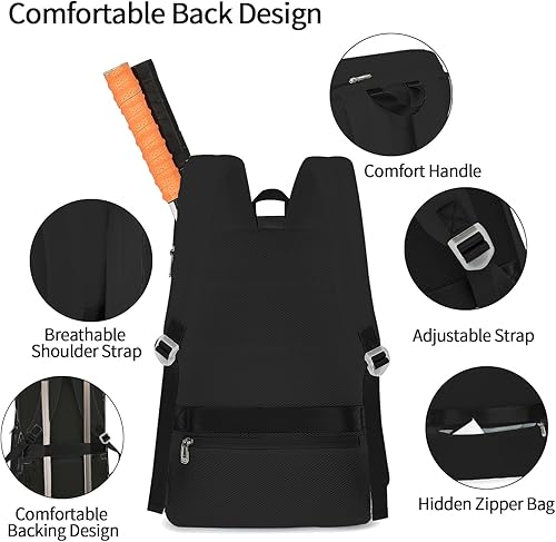 Vista 4 de mochila de gimnasio con compartimento para zapatos, bolsa de lucha con 4 tipos de método de espalda, impermeable para deportes, caminata y portátil