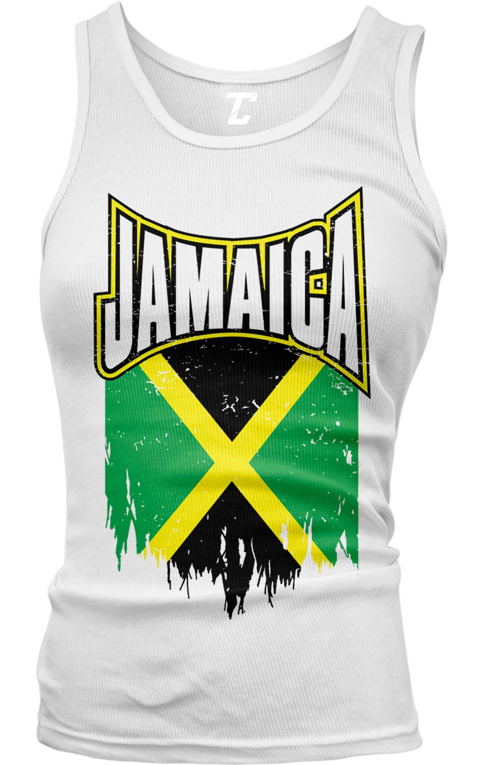 Torn Jamaica Flag - Kingston Rasta Juniors Tank Top