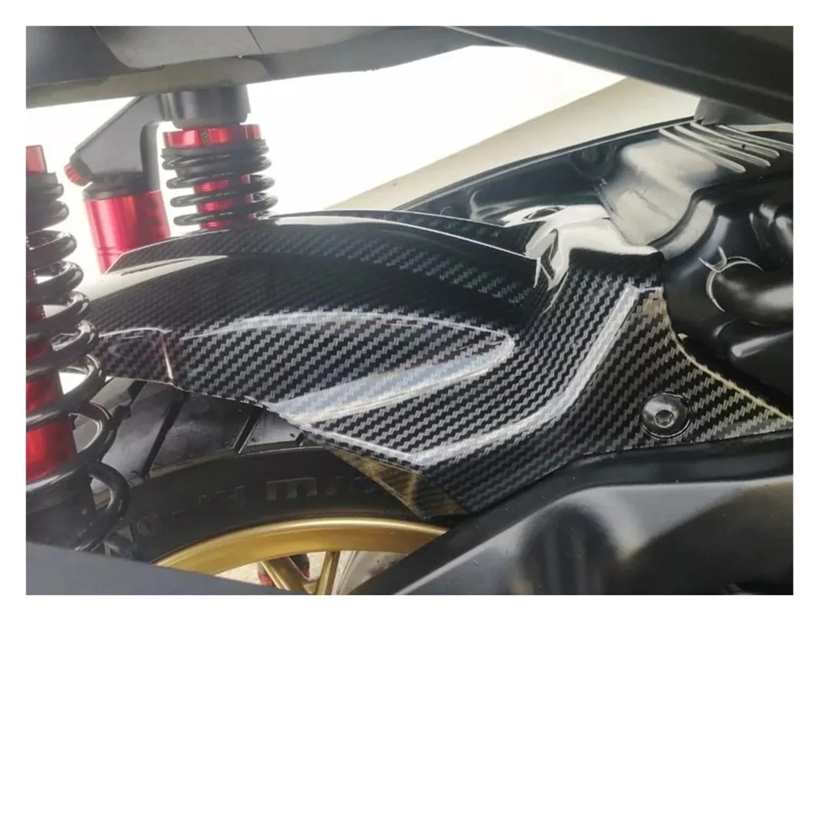 Parafango Posteriore Hugger Per Honda ADV350 (2021-2025) - Design Carbonio, In ABS, Paraspruzzi E Protezione