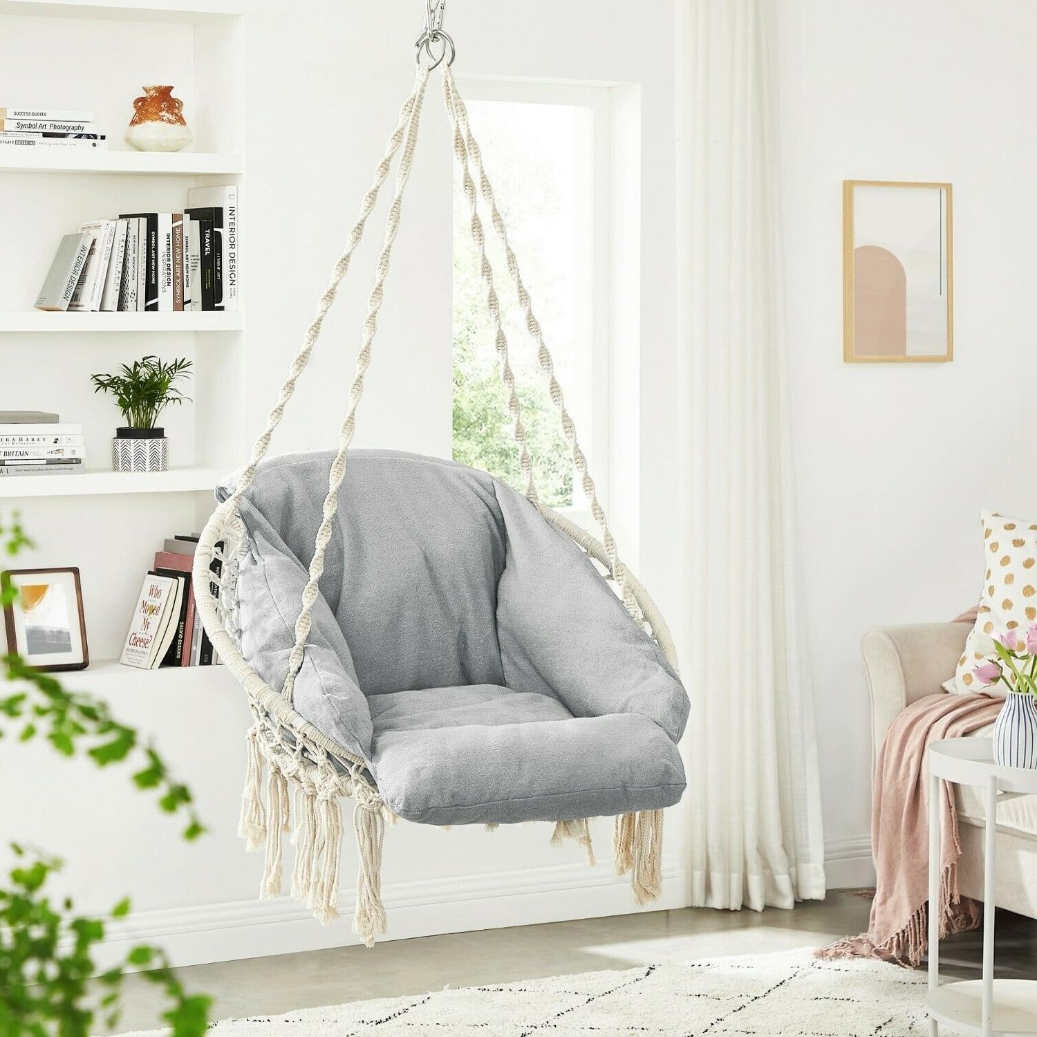 Corde Coton 20mm 5m - Macramé Naturel 4 Brins - Pour DIY, Décoration, Jardin