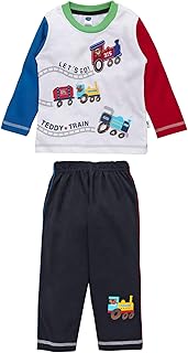 Teddy Boys Cotton Night Suit Full Sleeves Tshirt and Pyjama Set Ideal for: Day Wear, Night Wear, Winter Wear, Night Dress