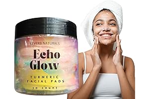 Turmeric Soap Cleansing Pads: 50 Natural Tumeric Pads For Dark Spots and Odor Control