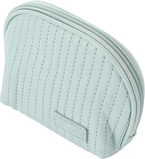 Portable Cosmetic Bag Large Capacity Polyester and Pu Travel Organizer | Easy to Clean, Sturdy Zipper Closure, Handheld Makeup Storage