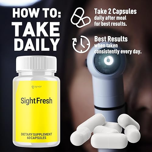 Miniatura 5 de Sight Fresh Cápsulas  Sight Fresh Advanced Vision Support Puills  Cápsula totalmente natural SightFresh que apoya la salud y el bienestar de los