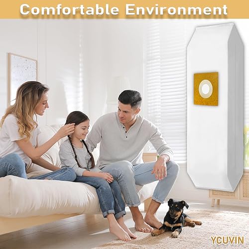 Miniatura 8 de Bolsas de vacío HEPA tipo Y para aspiradoras verticales Hoover Style Y, Z, YZ, verticales WindTunnel, Parte # AH10040, 902419001, 4010100Y,