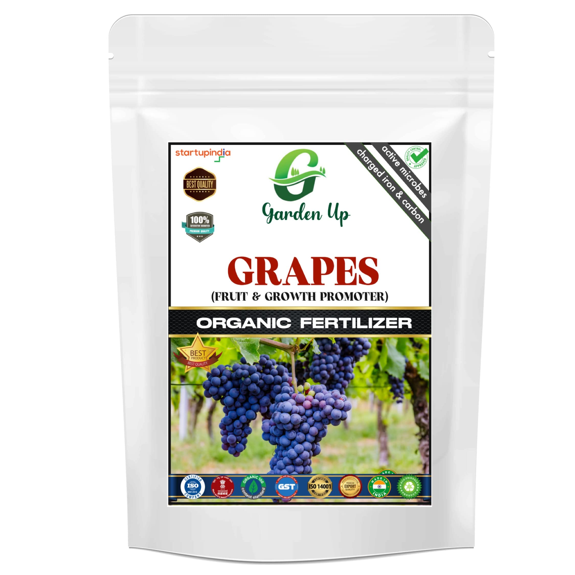 Garden up™ Grapes Organic Fertilizer With Fruit & Growth Promoter (400 gm) (B0B79YWK9N) Amazon Price History, Amazon Price Tracker