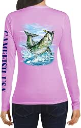 GAMEFISH USA Women's UPF 50 Lightweight Microfiber Moisture Wicking Performance