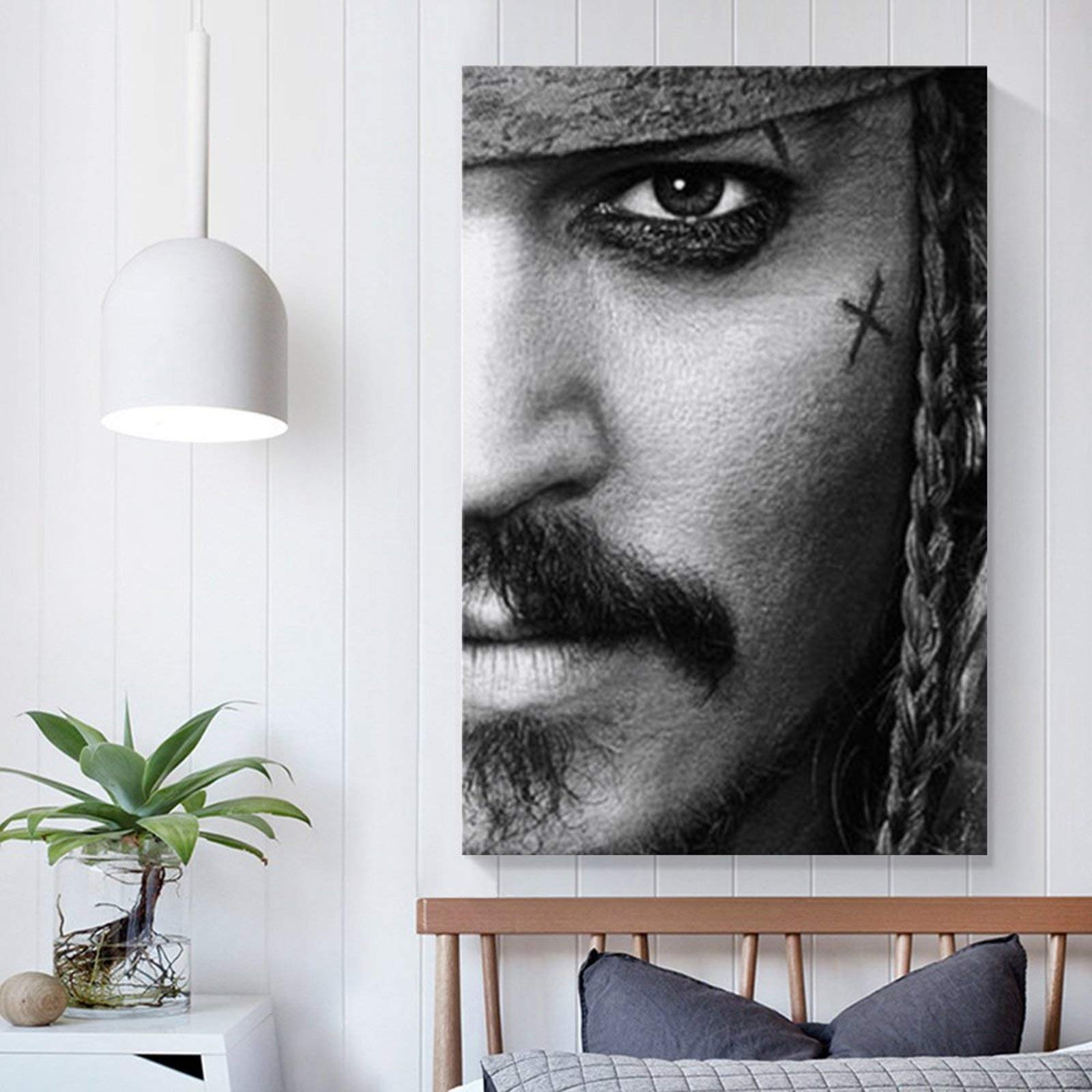 Poster Pirates Des Caraïbes Sur Toile - Déco Murale Moderne 30x45 Cm - Impression Haute Qualité Pour Chambre, Salon, Bureau