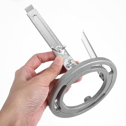 Miniatura 4 de Quemador de aceite, lámpara de trípode de laboratorio, altura ajustable, soporte de lámpara Bunsen de laboratorio, soporte de lámpara de soporte de