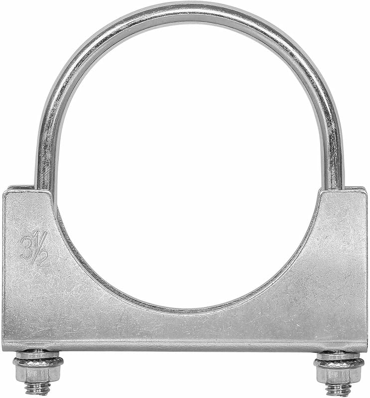 Abraçadeira tipo U para escapamento TOTALFLOW TF-UZ350 zincada de 3,5" – 1 unidade