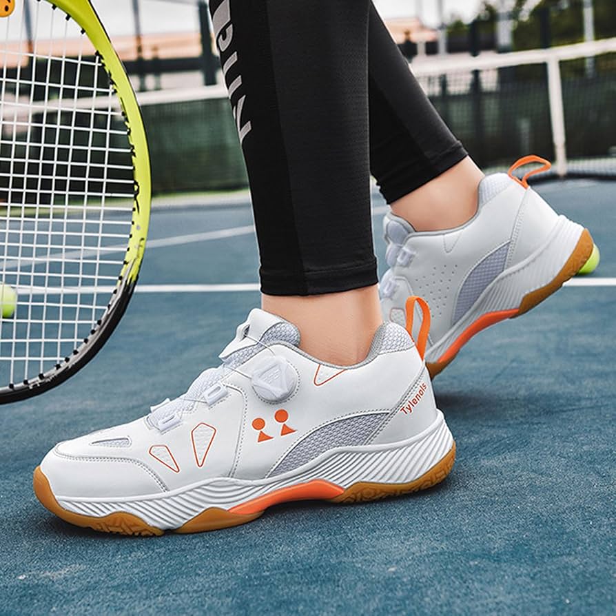 Scarpe Da Ping Pong Uomo - Leggere E Traspiranti Per Indoor, Badminton, Tennis E Pallavolo - Foto 4