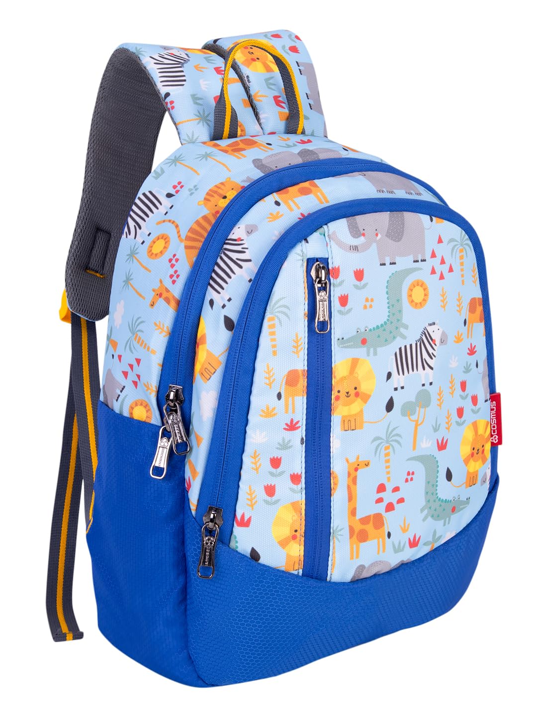 COSMUS TINY TOTS ANIMO torba szkolna z nadrukiem 20 l - 40 cm plecak dziecięcy idealny dla chłopców i dziewcząt w wieku 2-5 lat | plecaki na co dzień dla studentów