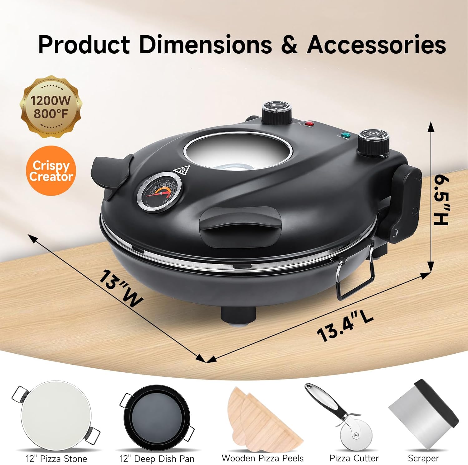 Davivy pizza oven dimensions and accessories