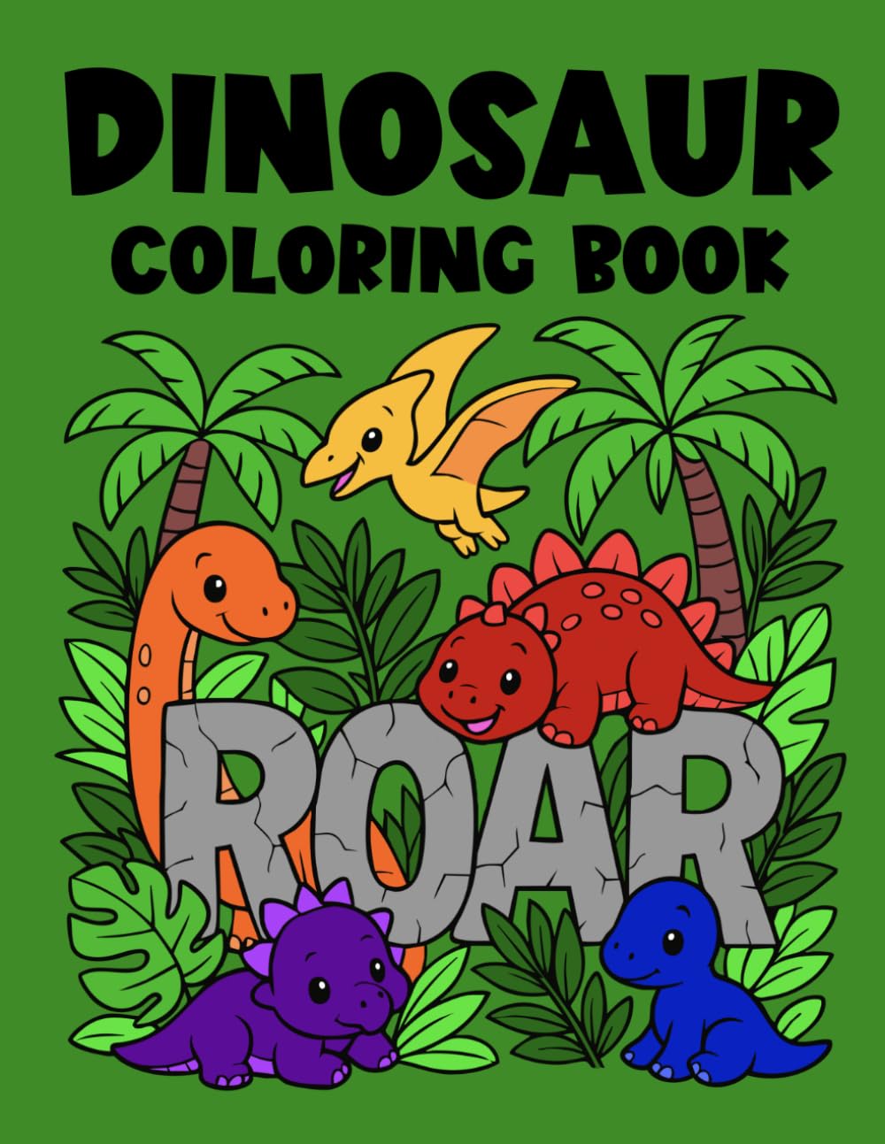 Dinosaur Coloring Book || Kids Activity Book || Dino