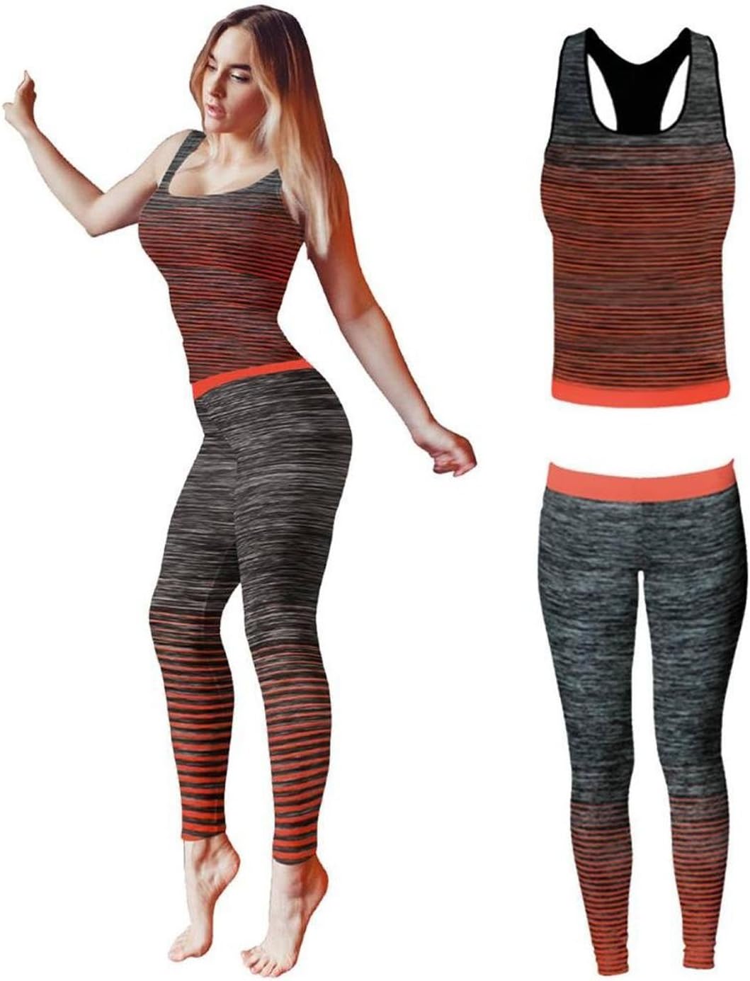 Women’s Sportswear set | Vest Top and Leggings Stretch-Fit Gym Wear Set