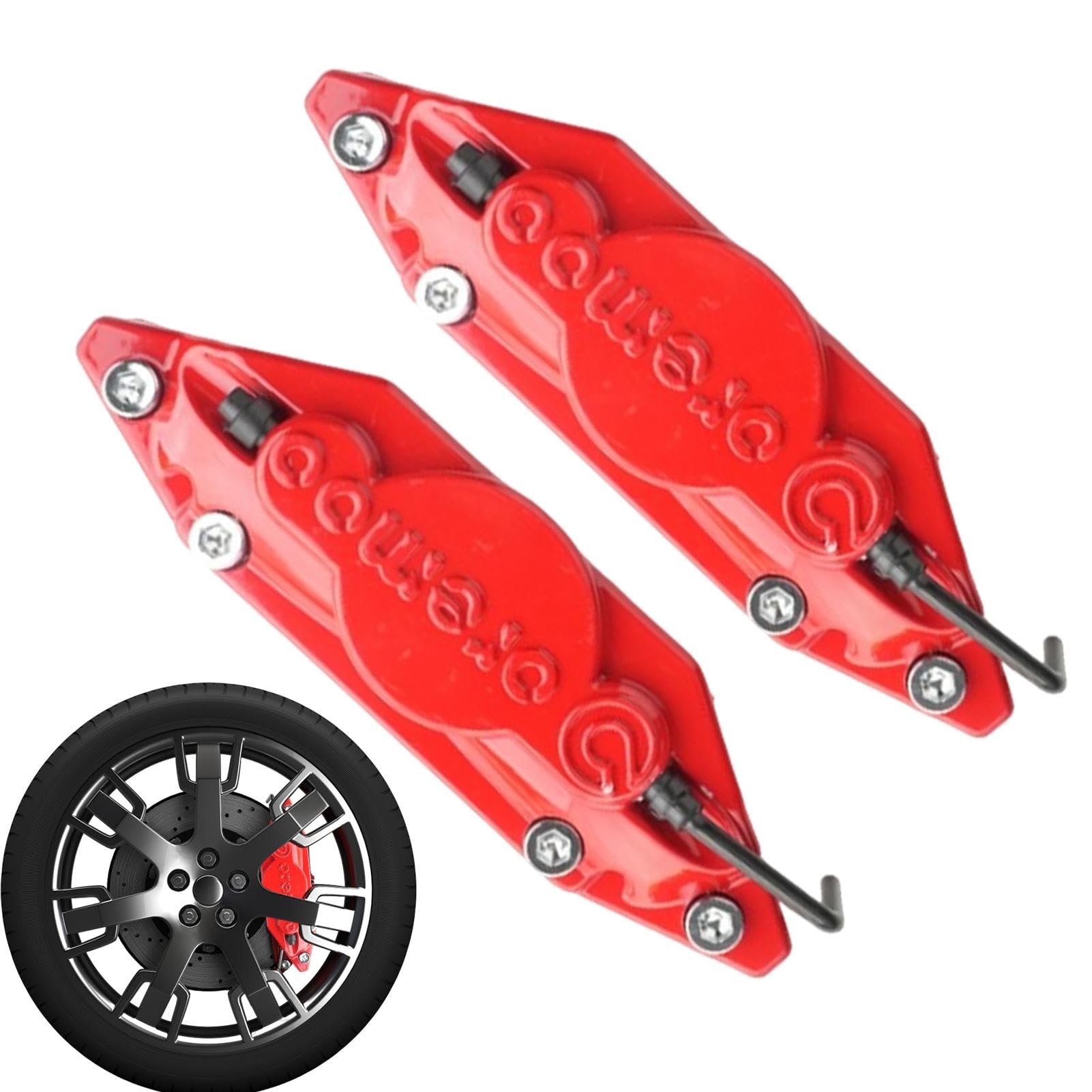 Cubiertas de pinza de freno de disco, cubierta de pinza de coche, decoración de piezas de repuesto, cubiertas de pinza de freno de disco de coche, accesorios delanteros y traseros para SUV