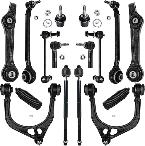 Miniatura 64 de Detroit Axle - 4WD Front End 14pc Kit de suspensión para Ford F-150 F-250 Expedition Navigator, 2 brazos de control superior 2 rótulas inferiores 2