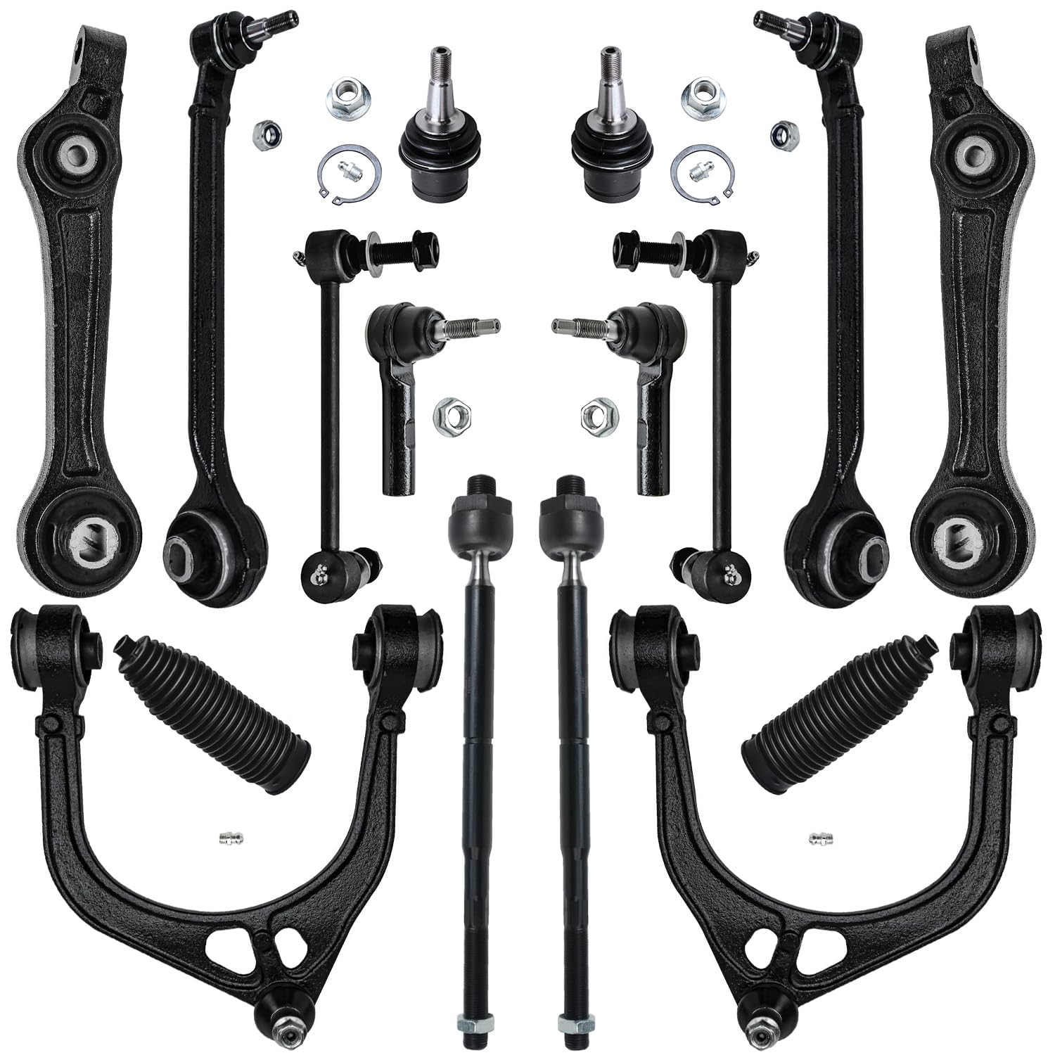 Detroit Axle - RWD Front End 16pc Suspension Kit for 05-10 Chrysler 300