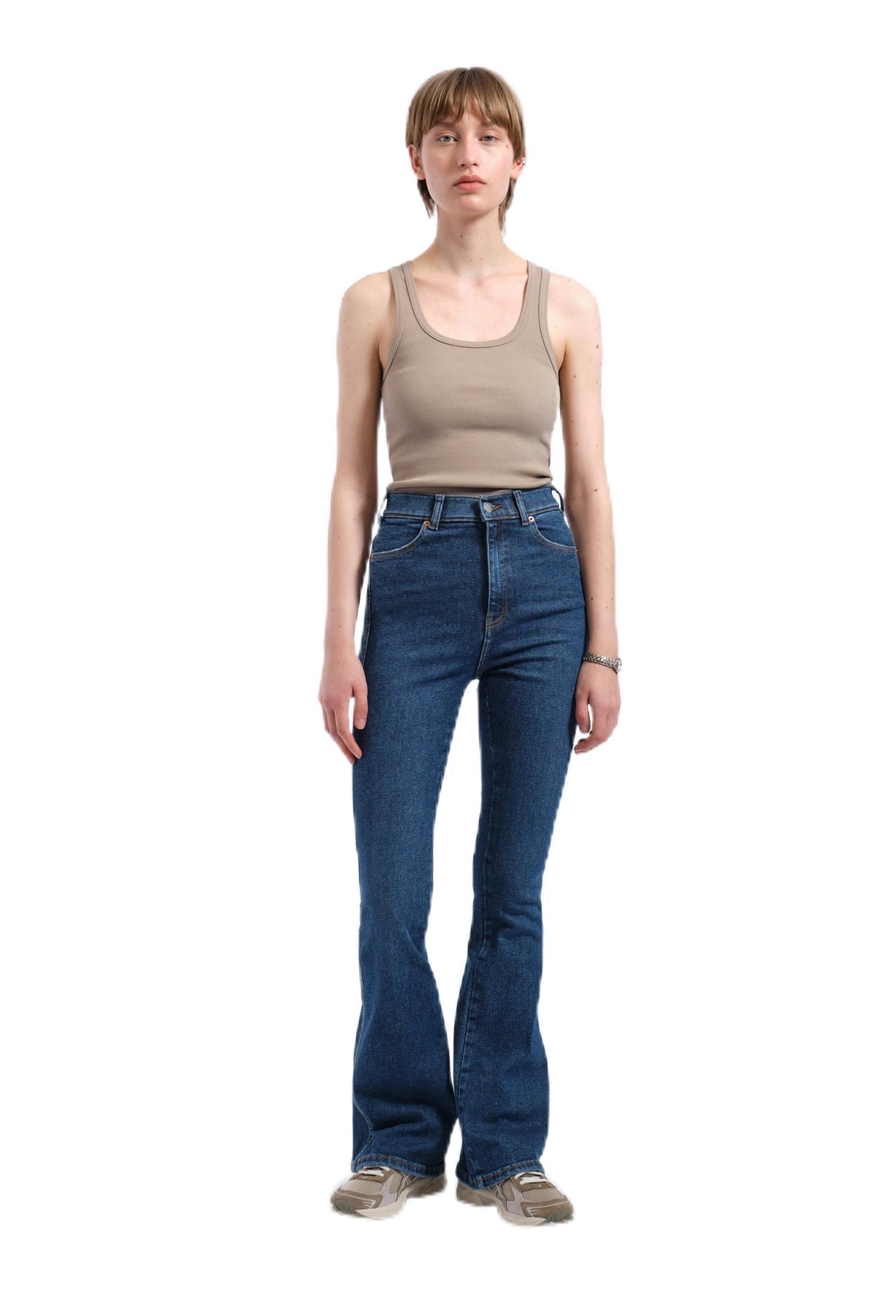 Dr. Denim Jeans Moxy High Flare, Skinny Fit, Flared, High Waist